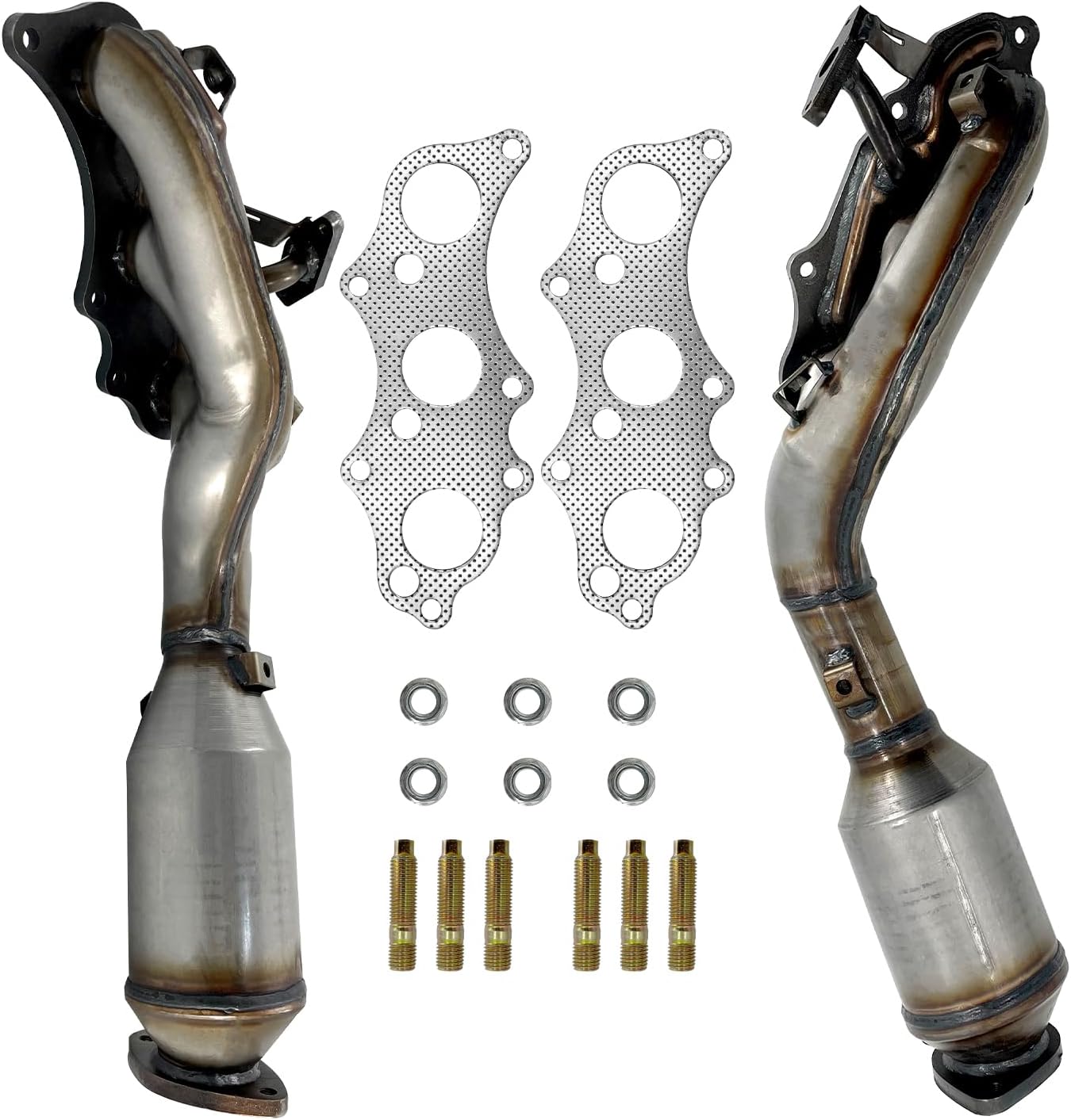 674-305 674-304 Front Left & Right Manifold Catalytic Converter Kit For 2013-2023 Toyota 4Runner 4.0L & 2013-2014 FJ Cruiser 4.0L Replace # 641516 641515 16682 16683