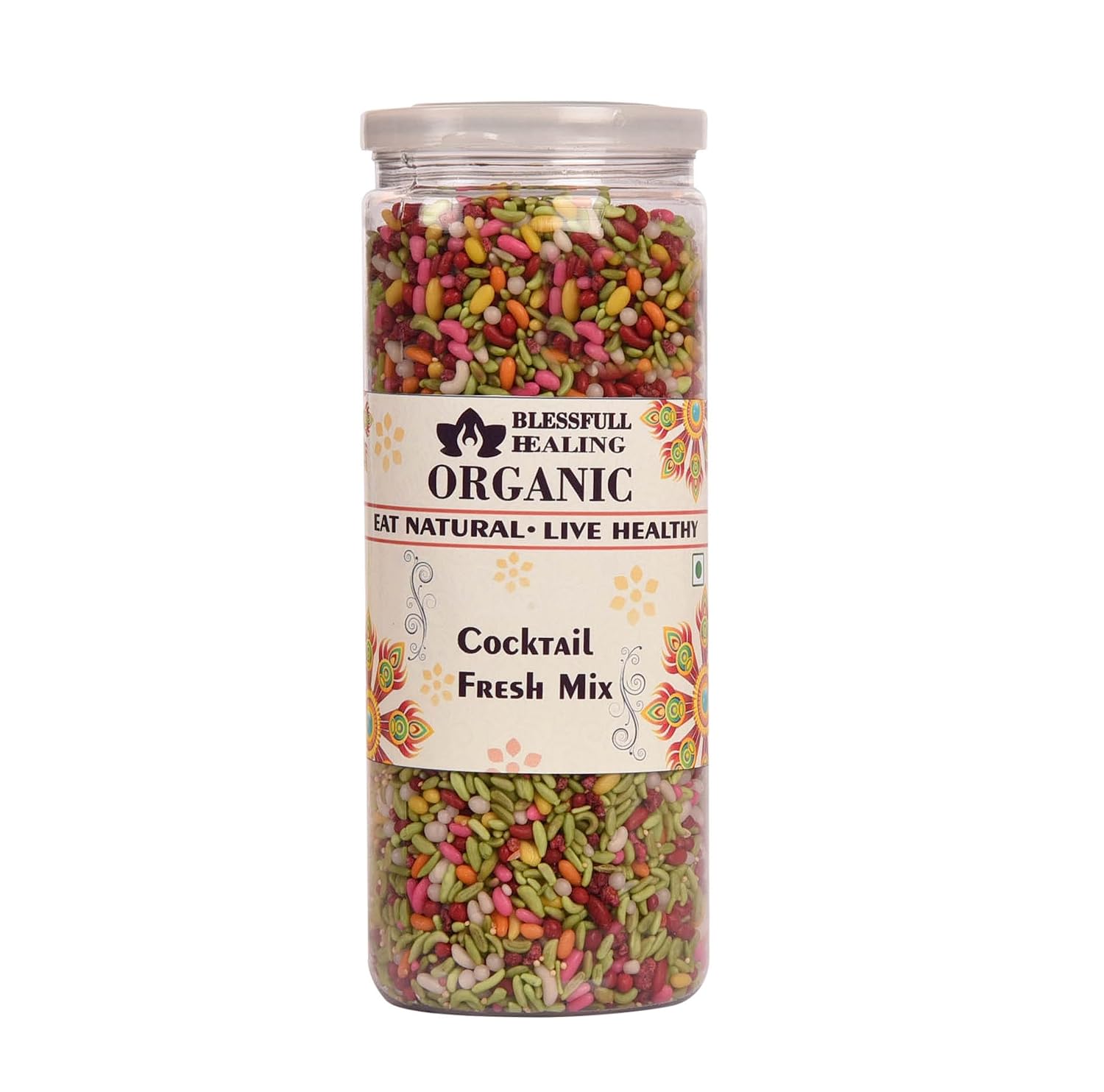 Blessfull Healing Organic Cocktail Fresh Mix 400 Gram Airtight Container
