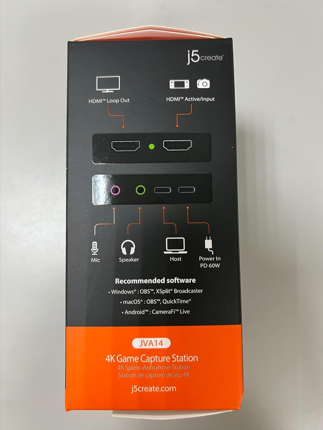 JVA14 Side View amb ports