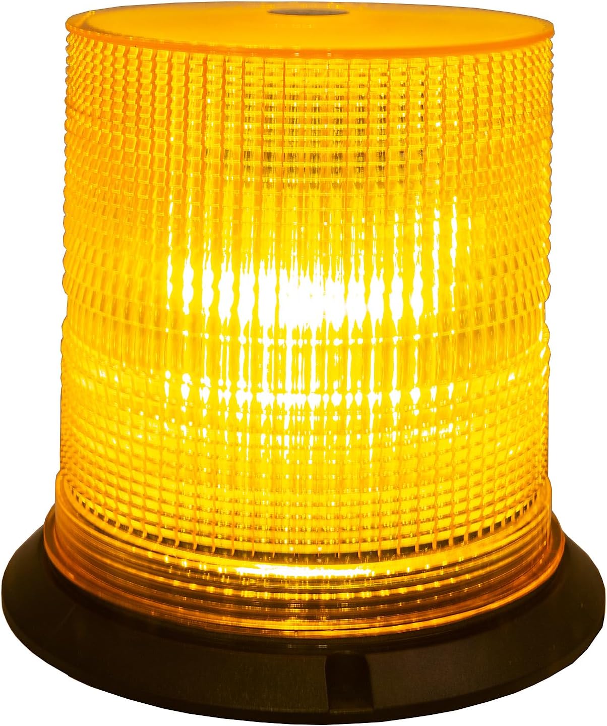 Buyers Products SL665A LED Beacon Light, 6.5" x 6.5", 14' On/Off Switch Lead, Permanent, Pipe & Magnetic Mount, Strobe Lights for Trucks, Emergency Lights for Vehicles