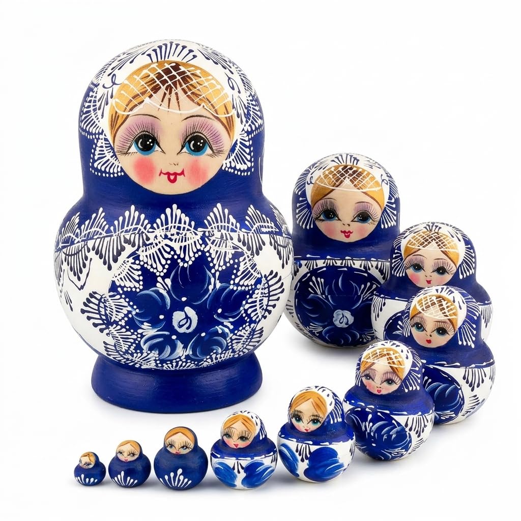 Photo 1 of XUJIQI 10-Layer Russian Nesting Dolls