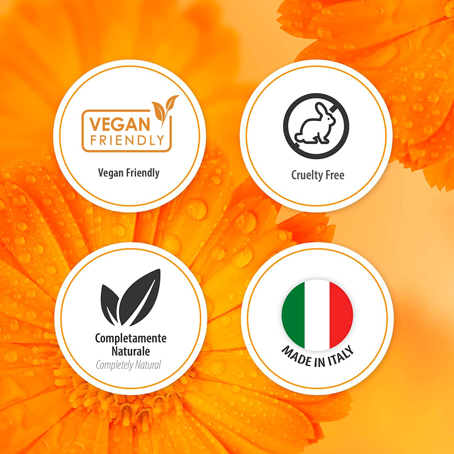 Crema alla Calendula 88% 100ml Lenitiva Emolliente per Ustioni Scottature Irritazioni Pelli Sensibili Made in Italy
