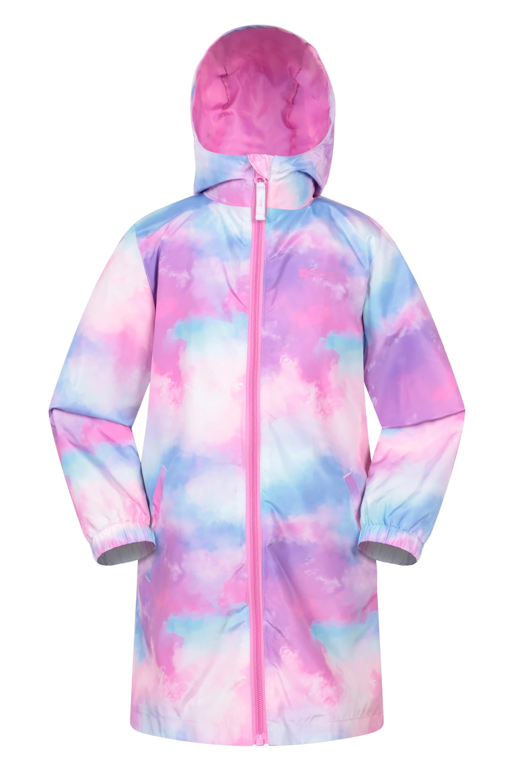 Flo Kids Printed Water-resistant Jacket - Pink
