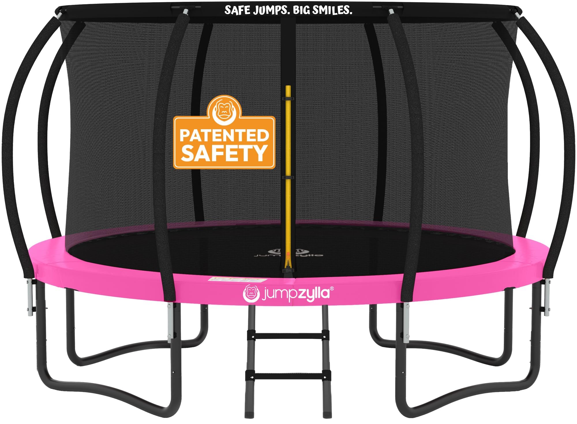 Jumpzylla Outdoor Trampoline with Net for Kids 8FT 10FT 12FT 14FT 15FT 16FT