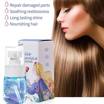 Hair Perfume Mist, Hair Perfume for Women Long Lasting Jasmine, Perfume Oil for Hair Treatment for Frizz Control, Adds Hair Shine, and Split End Repair, Travel Sized, 30ML