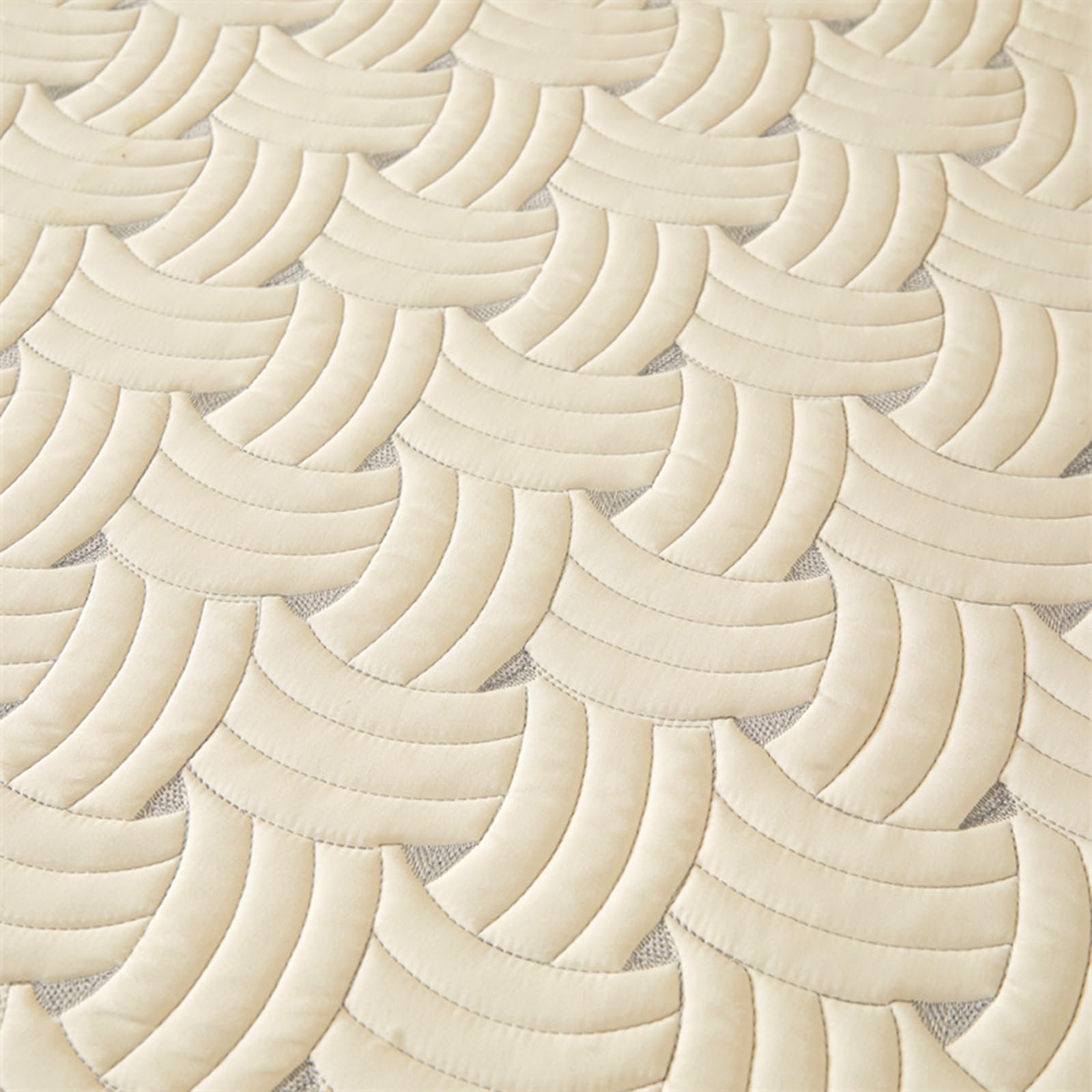 Protège-Matelas Matelassé Alèse Surmatelas 70/80/140/160/170cm Couvre/Protégé Matelas Ajustable+30 Grand Bonnet Housse de Protection pour Matelas Respirant Lavable Draps-Housses (130x190+30cm,White A)