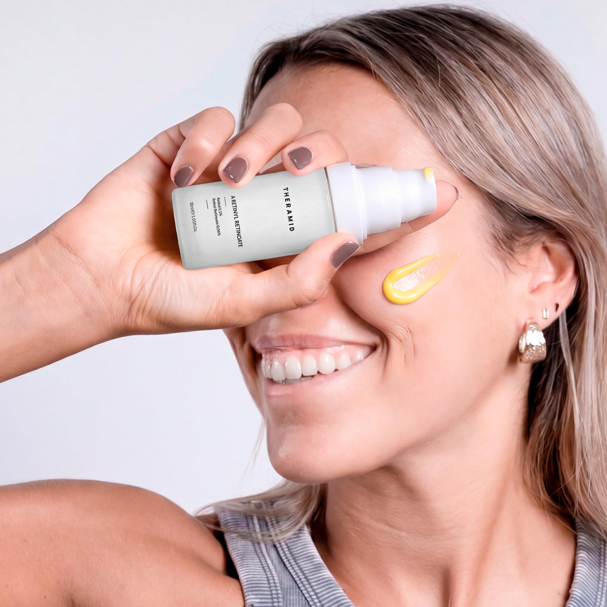 Theramid A Retinyl Retinoate Trattamento antietà 30 ml – Retinil retinoato + retinal incapsulato, vitamina A a tripla azione, riduce le rughe, rassoda e rigenera la pelle