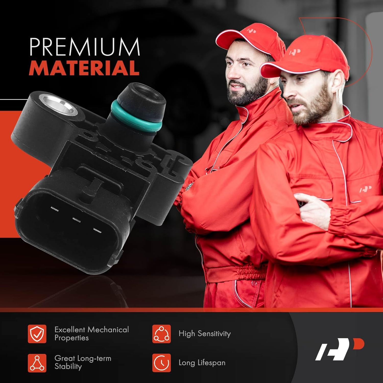 A-Premium Manifold Absolute Pressure Map Sensor Compatible with Buick Regal Cadillac Escalade Chevrolet Camaro Corvette Avalanche Malibu Tahoe GMC Canyon Envoy Yukon H2