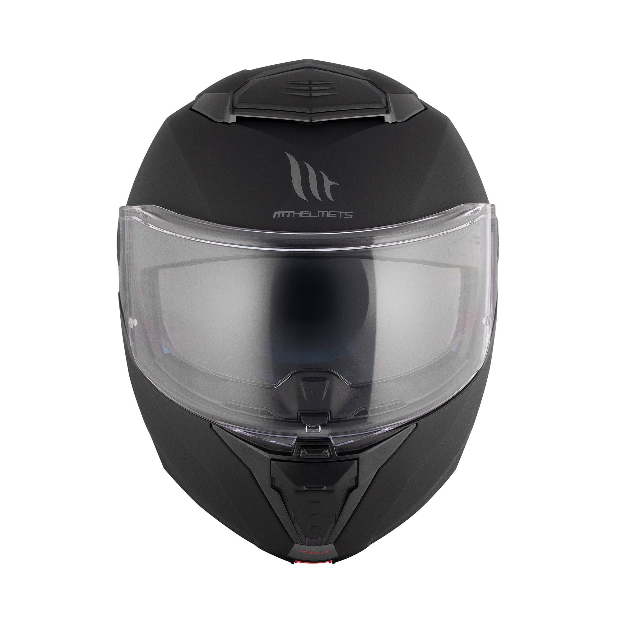 MT Helmets Atom 2 SV, Casco moto Modular Flip-Up, Visor Solar Retráctil, Interior Lavable, Preparado Intercomunicador UCS, Bloqueo frontal, Visor con posición Ventilación, Homologado ECE 22.06 & DOT
