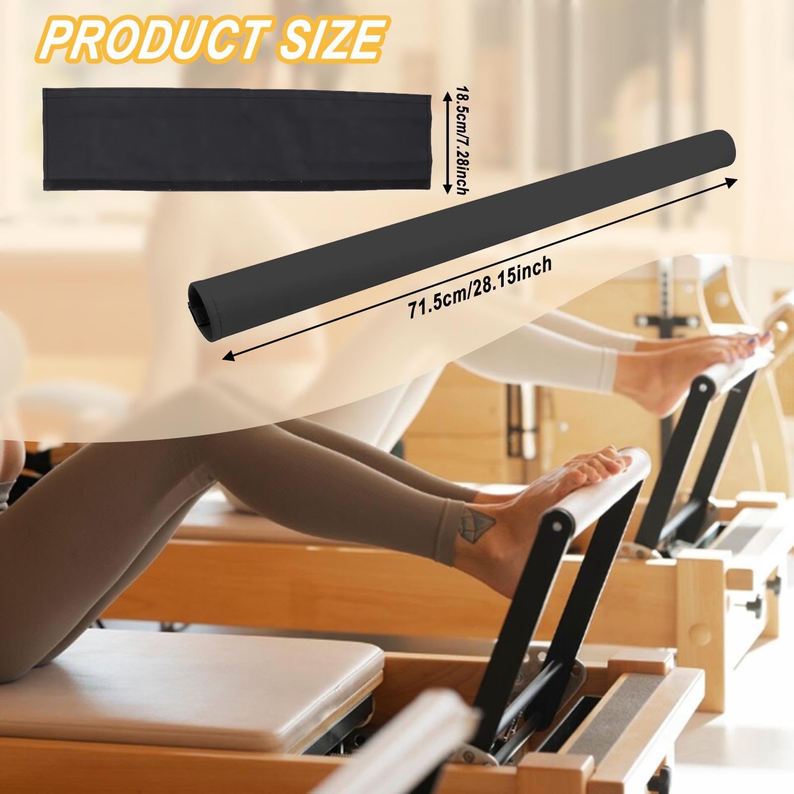 Copertura Maniglia Pilates Reform Rivestimento Barra Letto Core Pilates Accessorio Maniglia Macchina Pilates PU Pelle Manicotto Presa Piede Adatto per