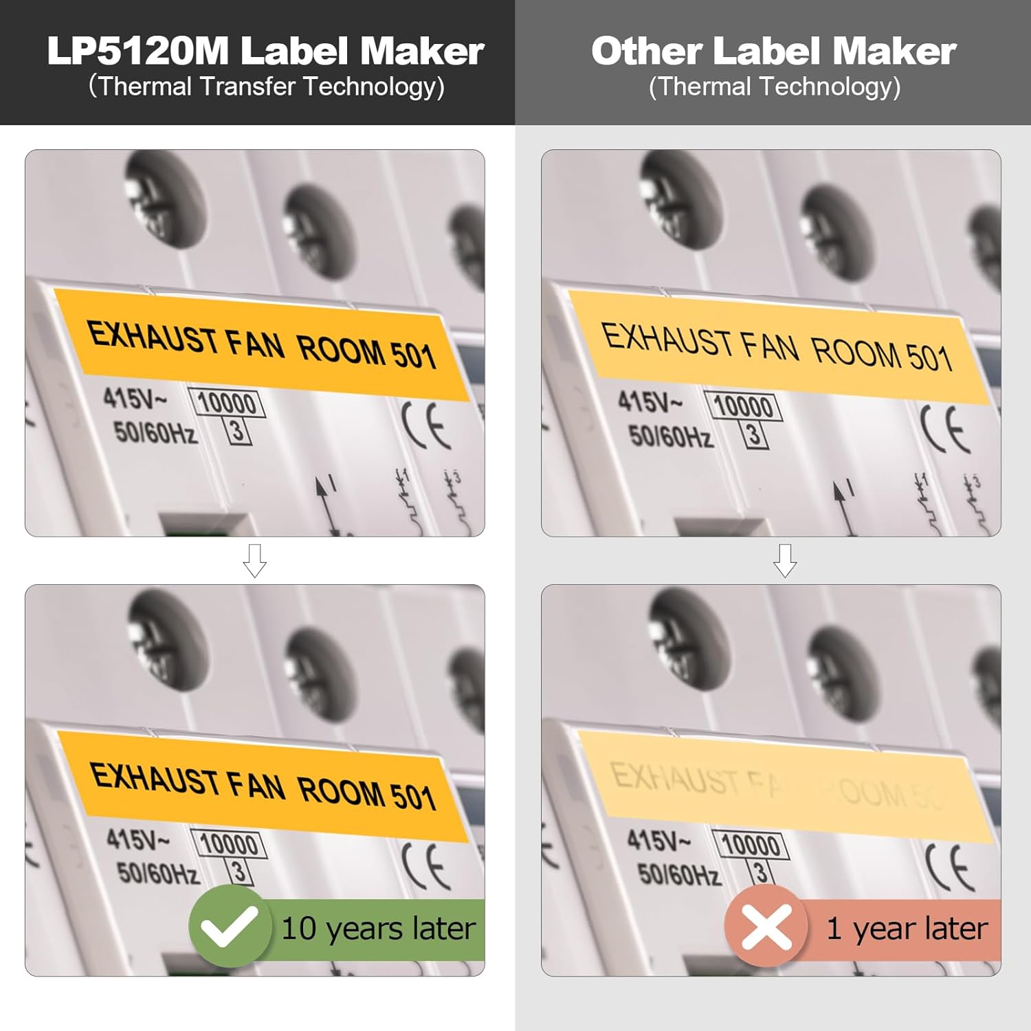 Labels on various storage containers for home organization