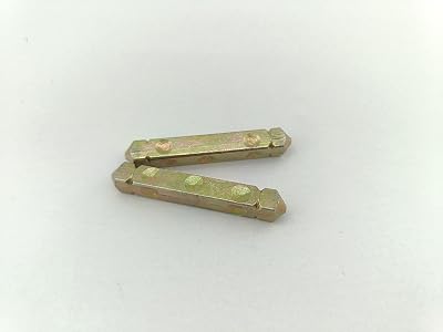 advancedestore - 2 Metal Dice - Dayakattai - Pachikalu - Pasa - Paasa -Traditional Dice - 4.5 cm Length Approx - (2 Piec