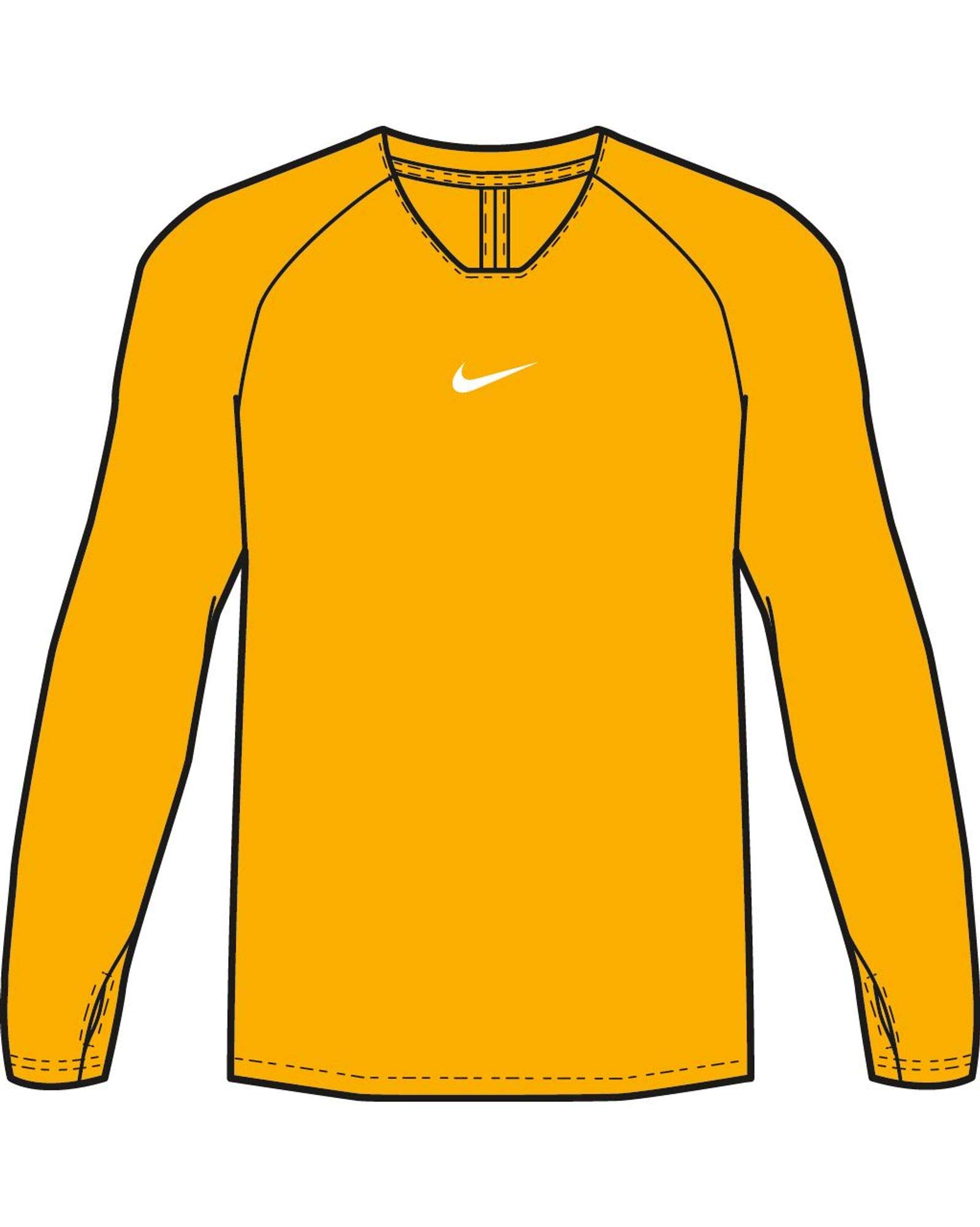 NIKE Kids Park First Layer Jersey - University Gold/White, M