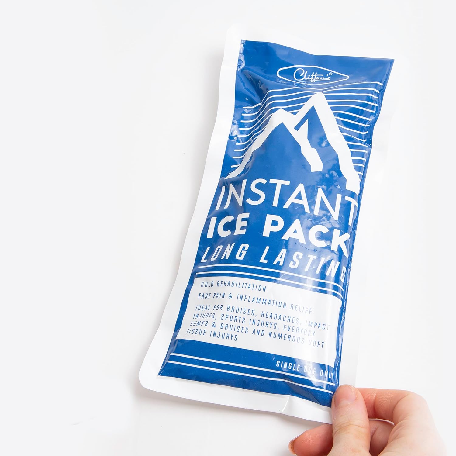 Clifton's Instant Ice Pack (5 Pack) Snap to Activate Disposable Cold