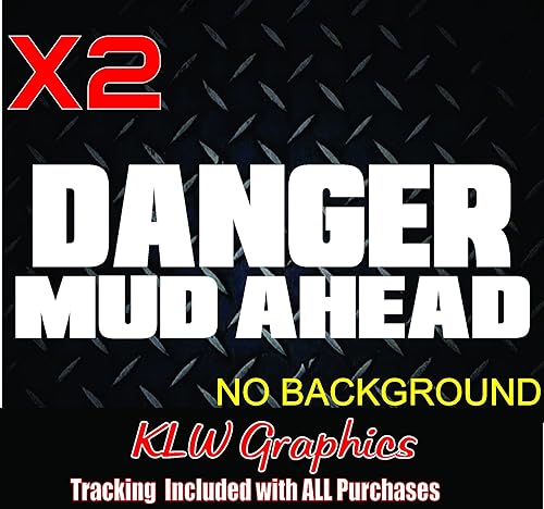 Danger Mud Ahead Junkie Adhesivo Adhesivo Coche Diesel Camión 4x4 Barro Divertido ATV 2500 RZX 7.3