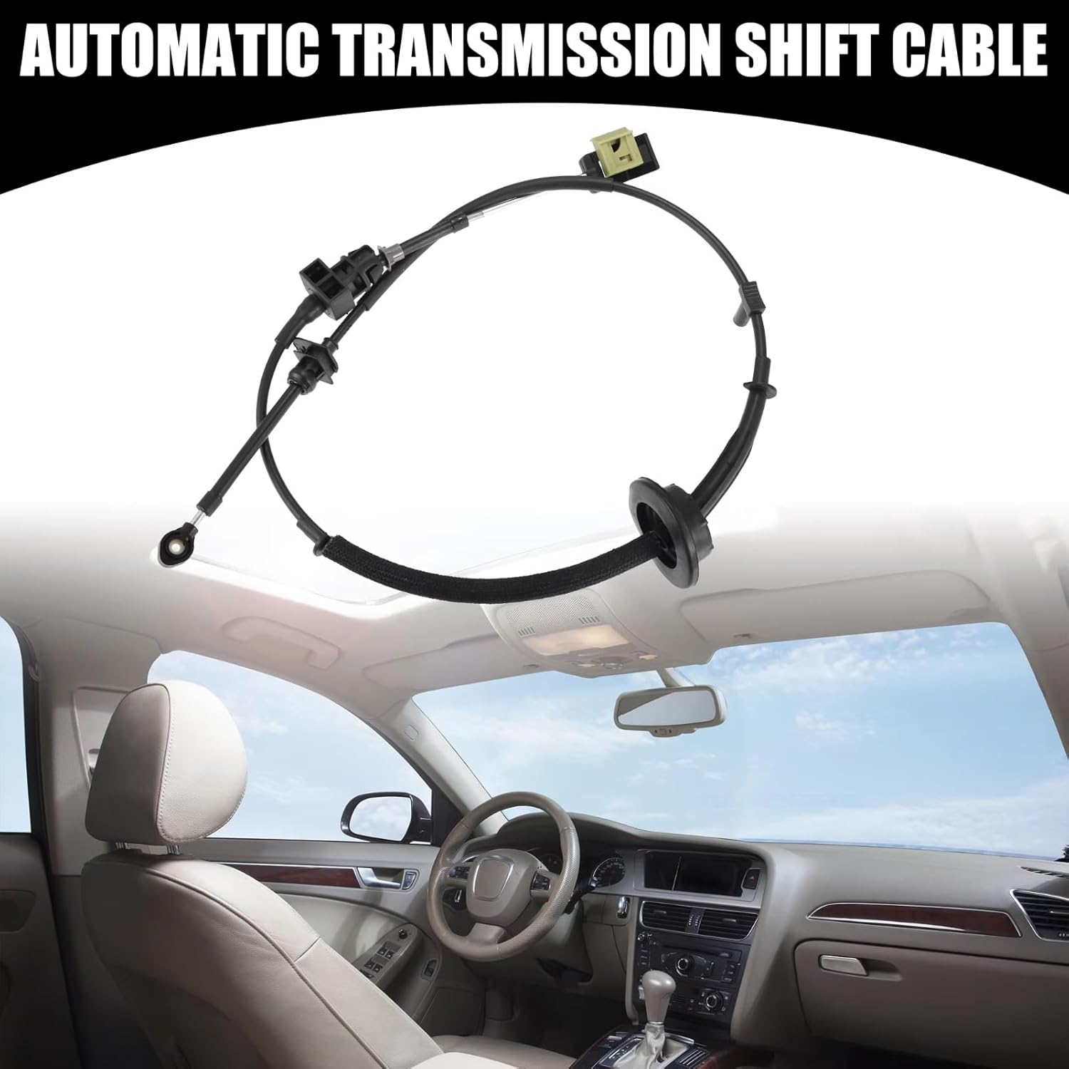 Trans Gear Shift Cable Compatible With For Expedition 1997 1998 1999 F-250 1998 Car Accessories Transmission Gear Shift Cable Automatic Trans Shifter Cable