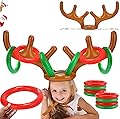 2PCS Christmas Party Toss Game Inflatable Reind…
