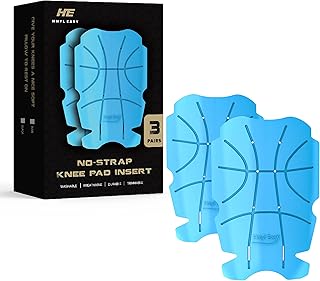 Breathable No Strap Knee Pad Insert for Work Pants/Bibs, Uniforms, and Tactical Pants, Heavy