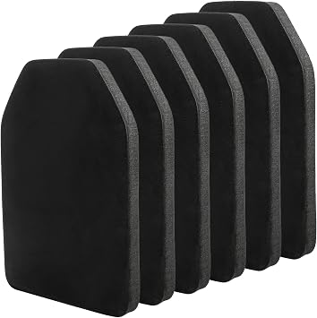 Covzoe 6 Pieces Vest Inner Plate, 12 x 9.4 x 0.8 Inch Lightweight EVA Vest Liner Foam Pad, Protective Pad Cushions Foam Shock Plates for Strength Training, Running, Plate Carrier