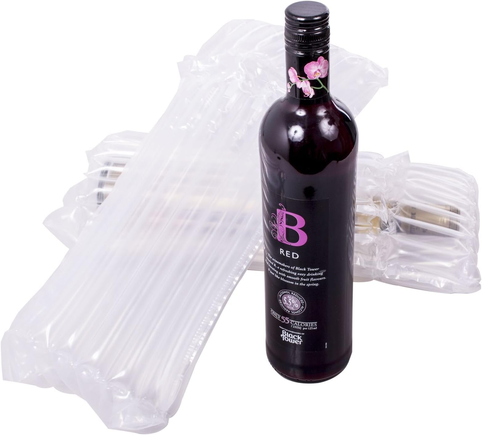 500x Inflatable Air Packaging Protective Bubble Packing Wrap Bag For Wine Bottle