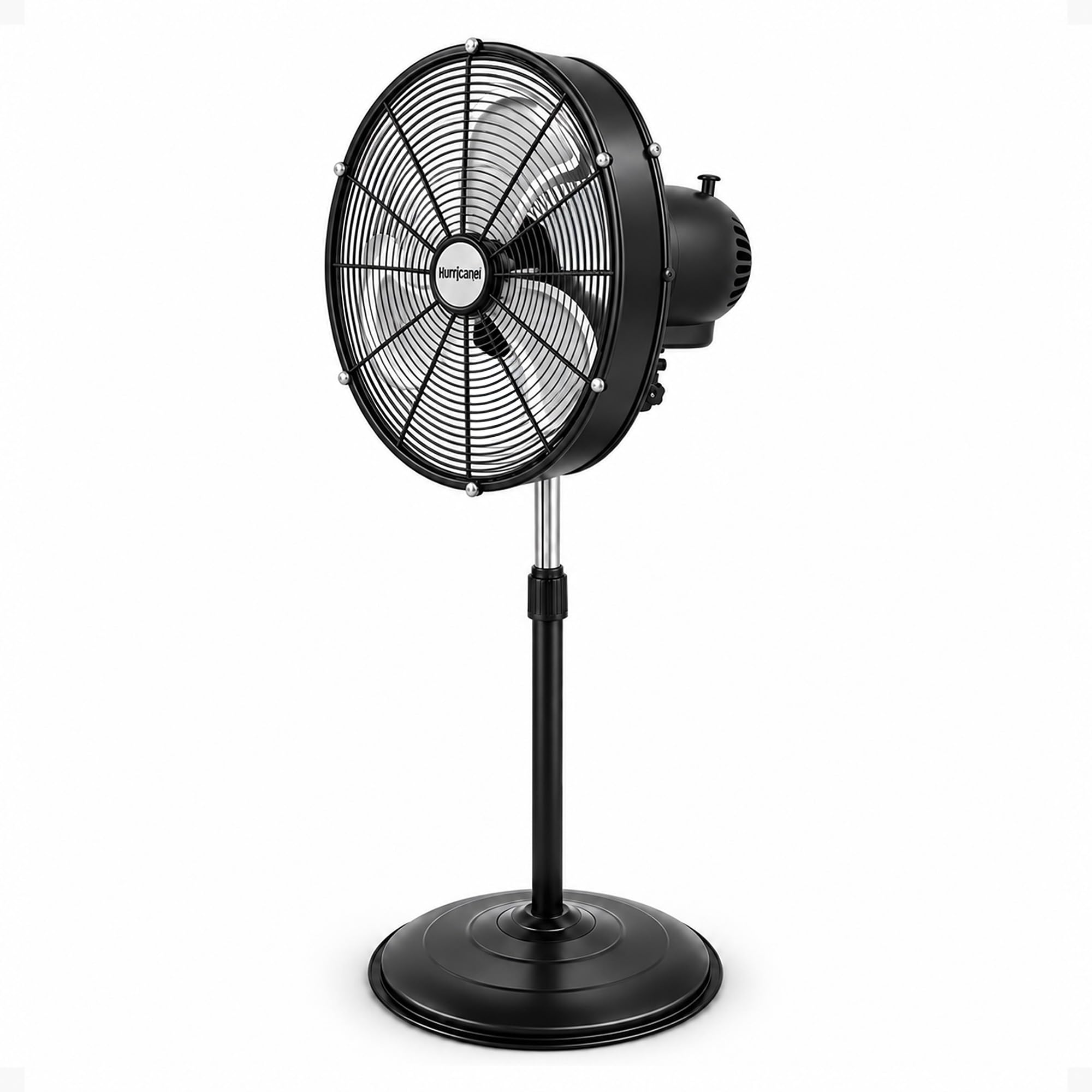 Hurricane Pro High-Velocity Oscillating Metal Stand Fan, 3 Speeds, 20in Metal 1 Pack