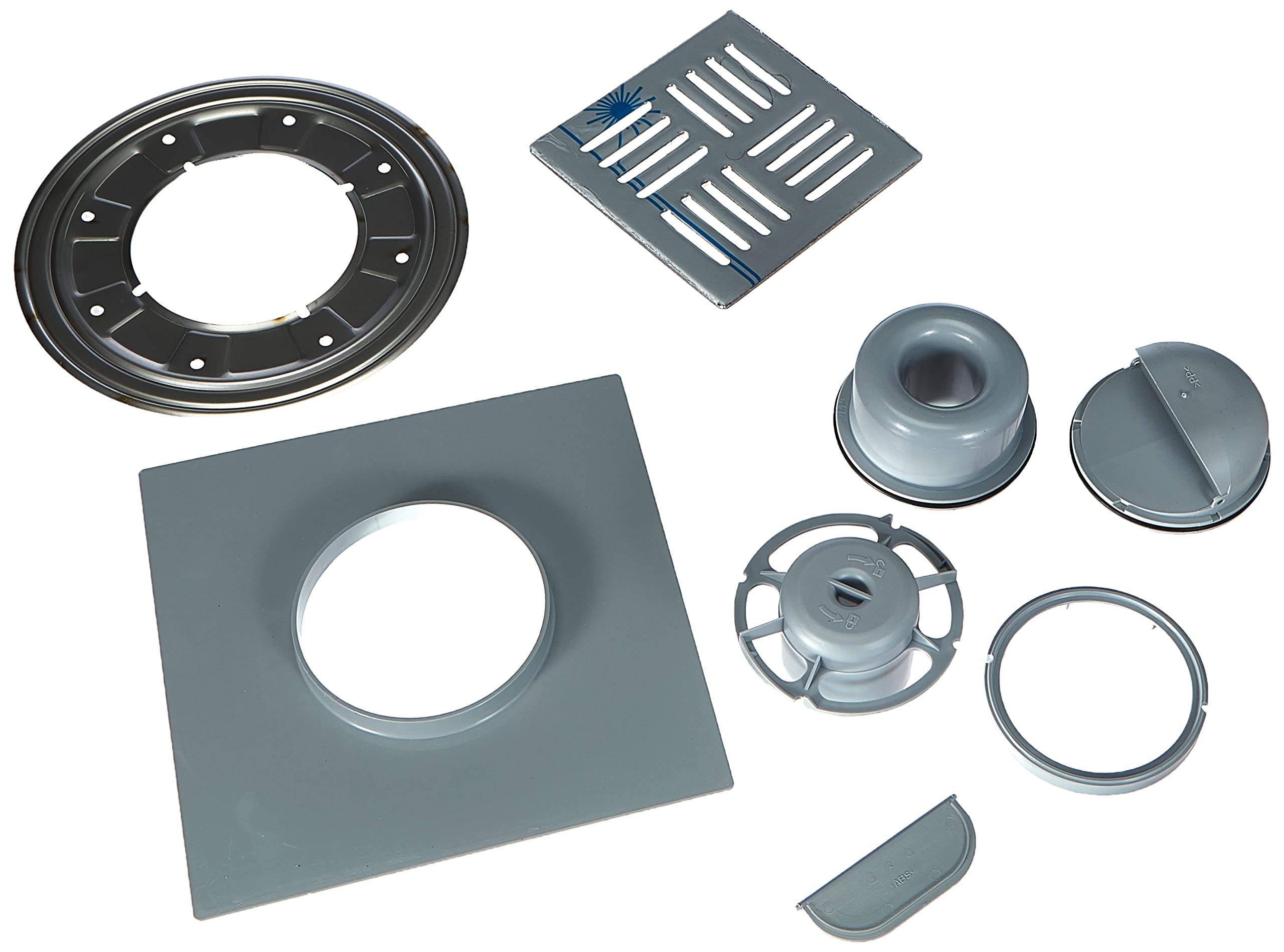 Odpływ piwniczny/odpływ podłogowy 150 x 150 – na zewnątrz/wewnątrz – pionowy