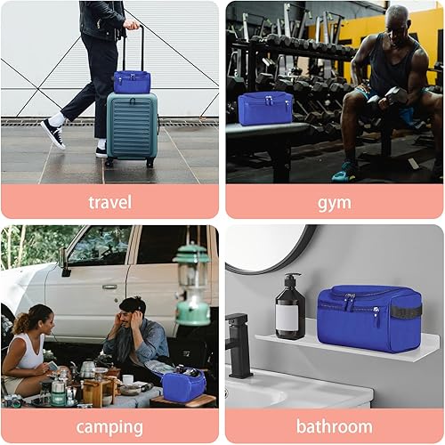 Miniatura 28 de Neceser colgante para mujeres y hombres, maquillaje de viaje, gran capacidad, kit de Dopp portátil, organizador de almacenamiento con gancho