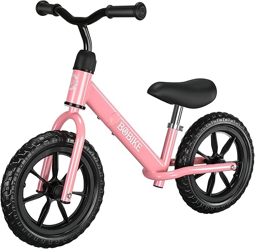 Bobike Bicicleta de equilibrio para niños de 2 a 5 años, asiento ajustable y manillar sin pedal, bicicleta de entrenamiento sin pedales, el mejor