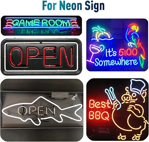 Miniatura 5 de Señales de neón Transformador Lichtenberg Máquina de combustión de madera Fuente de alimentación para letrero de neón de vidrio Luz de neón