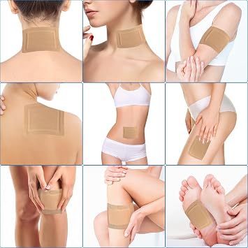 Castor Oil Pack Wraps 16pcs, Portable Castor Oil Packs, Disposable Castor Oil Patches, Leak Proof Organic Cotton Castor Oil Pads for Abdomen/Leg/KneesOil not included, 13.0cm*9.9cm
