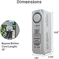 Vista 7 de Alarma de piscina segura S187D de Techko