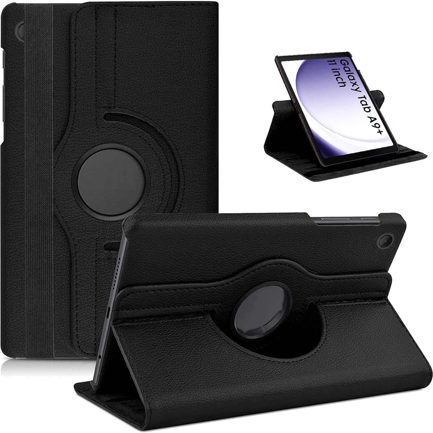 Eleqzun Flip Cover for Samsung Galaxy Tab A9 Plus 11" inch / A9+ / [SM-X210 / SM-X215 / SM-X216] (Black) (B0CVN87V11) Amazon Price History, Amazon Price Tracker