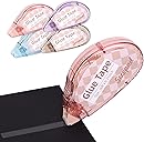 Scrapbook Tape, 4 Pack Double Sided Tape Roller for Crafts, Adhesive Glue Runner Scrapbooking Supplies Journaling School Office Teacher Supplies for Kids and Adults, 0.3IN x 26FT