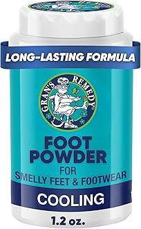 Cooling Foot and Shoe Deodorizer Powder - Effective Odor Eliminator - Moisture Absorbing Travel Size Foot Powder - Soothing Relief for Shoes and Feet
