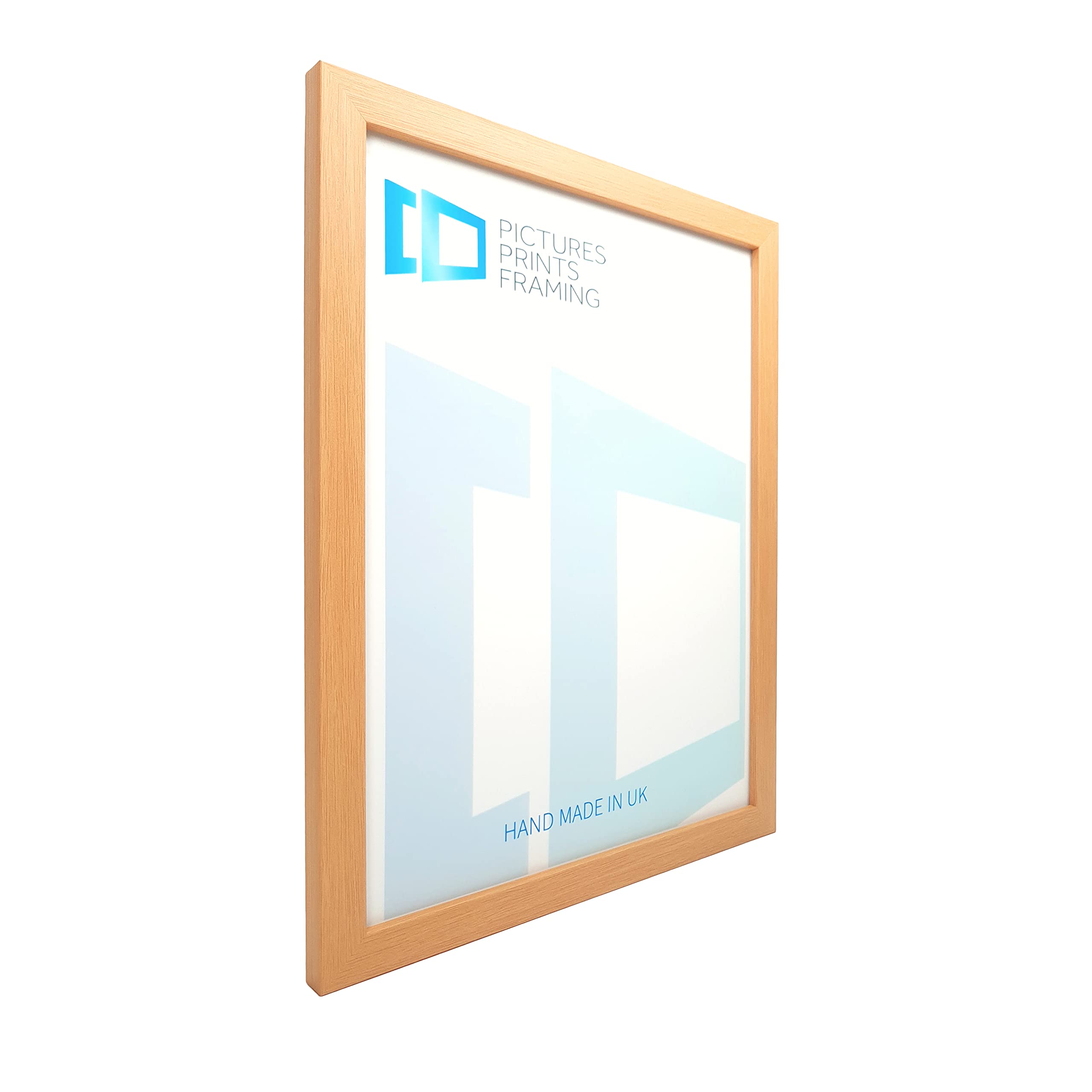 Pictures Prints Framing Pine Wood Grain Effect Picture Frame Size 11 X 19 Inch With Perspex - The City Range