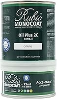 Vista 89 de Rubio Monocoat Aceite para Acabado de Madera 175 pies² - Puro Oil Plus 2C Aceite de Linaza para Madera Rápido de Secar, Ecológico para Uso