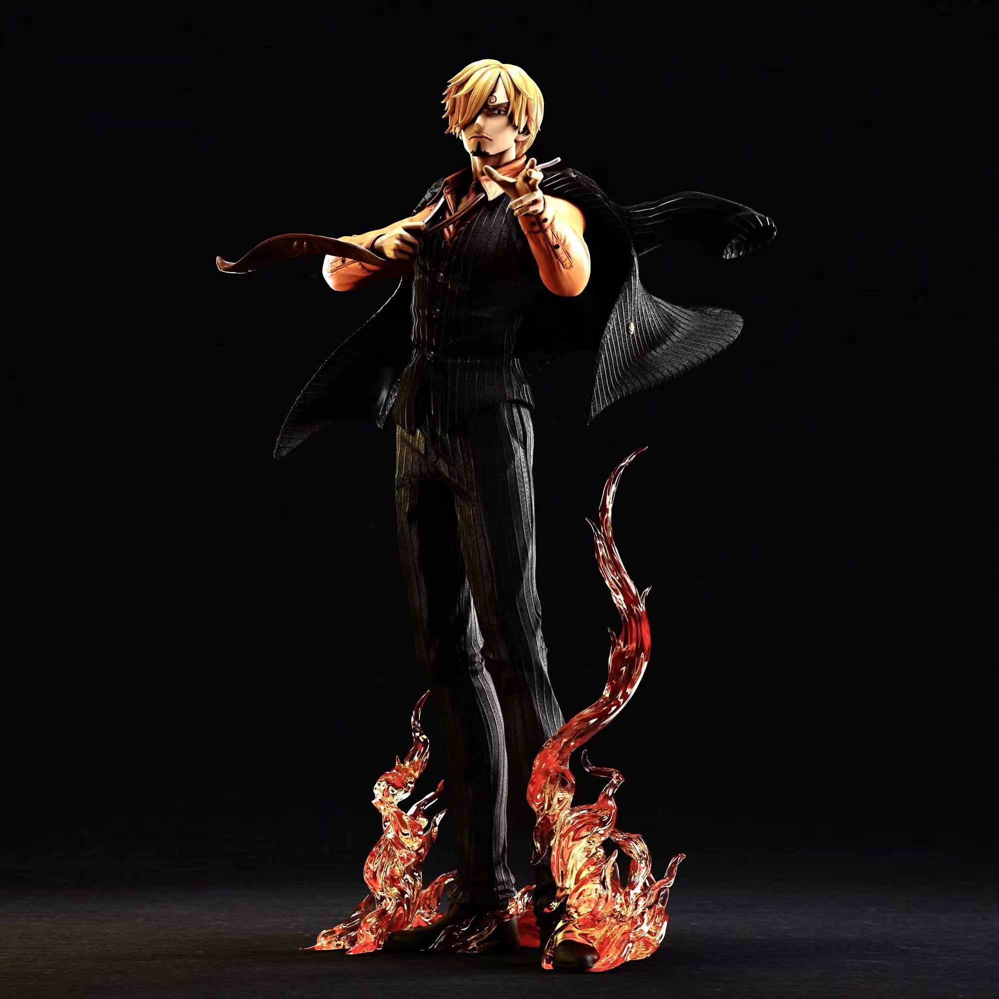 Amazon.co.jp: サンジ フィギュア スーツVer. 1/8スケール 塗装済み 