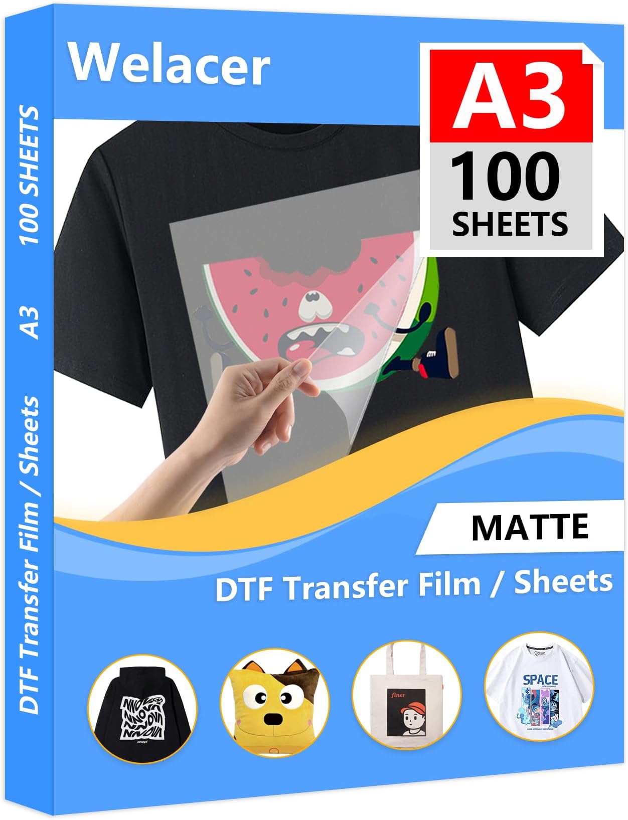 A3 DTF Film 100 Sheets