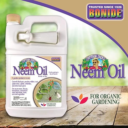 Miniatura 7 de Bonide CAPTAIN JACKS - Aceite de neem listo para usar insecticida 3 en 1 fungicida acitida para jardinería orgánica 128 onzas