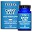 FRISKA Dairy Ease | Digestive Enzymes and Probiotics Supplement | Promotes Better Digestion | Natural Lactose Intolerance Relief & Support | 30 Capsules