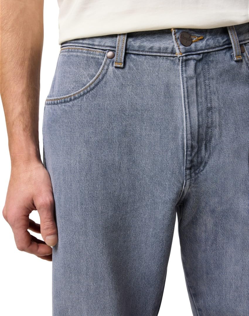 WRANGLER - Jeans Uomo - vestibilità Dritta Comoda - Frontier - Marshall