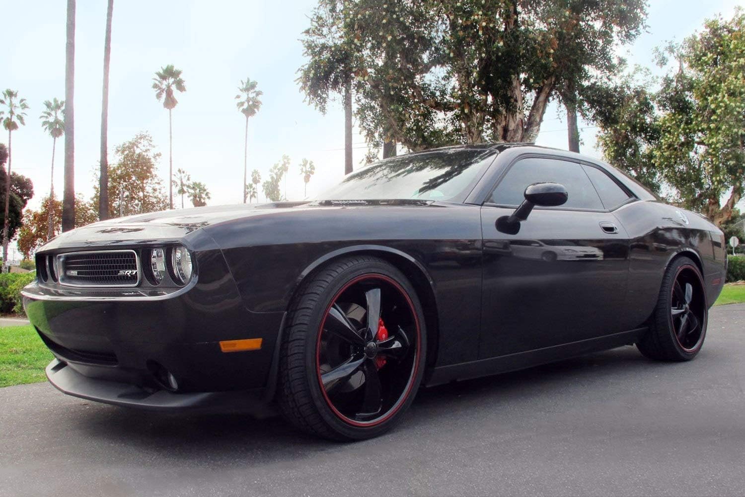 Foose F104 Legend Сustom Wheel - Black with Machined Lip Stripe 18" x 8.5", 34 Offset, 5x120.65 Bolt Pattern, 72.6mm Hub