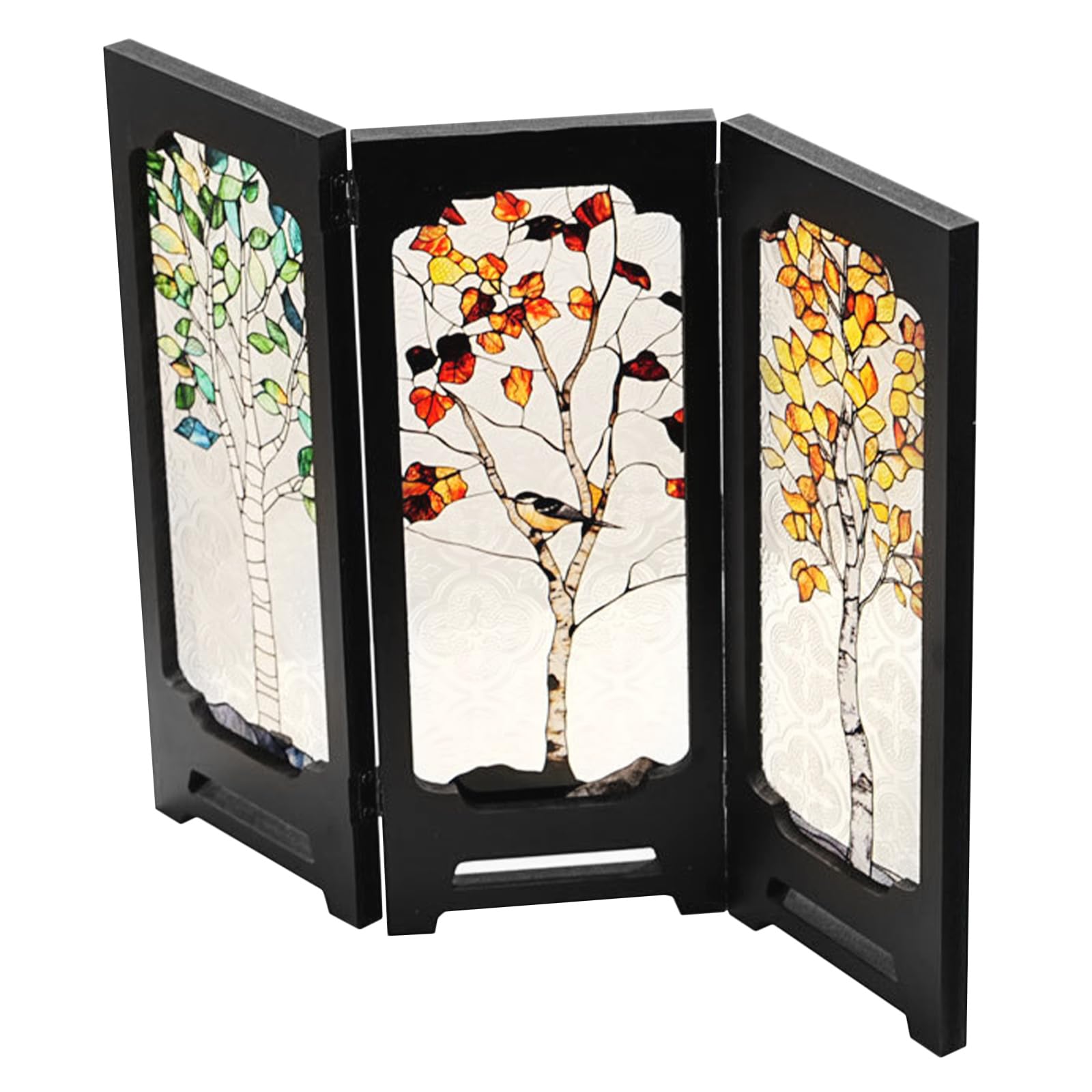 Mini paravent pliant traditionnel chinois en acrylique transparent pour structurer vos tables