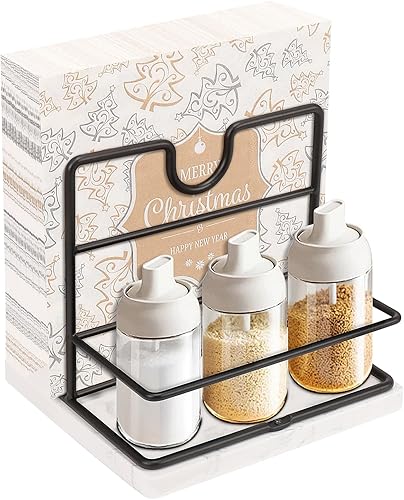 Livabber Servilletero, almacenamiento de servilletas de metal con saleros y pimenteros, dispensador moderno de servilletas para mesa de cocina, no