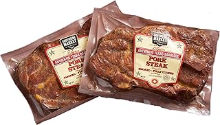 Smoked Pork Steaks - (6) 12-oz Steaks