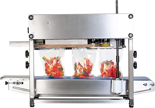 Miniatura 3 de JORESTECH Sellador de banda continua CBS-730I con control digital de temperatura (acero inoxidable) VERTICAL/HORIZONTAL