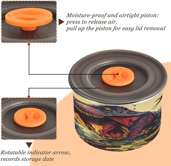 ALAZA Dispensador de Alimentos de Acero Inoxidable 30oz con Tapa miniatura 5