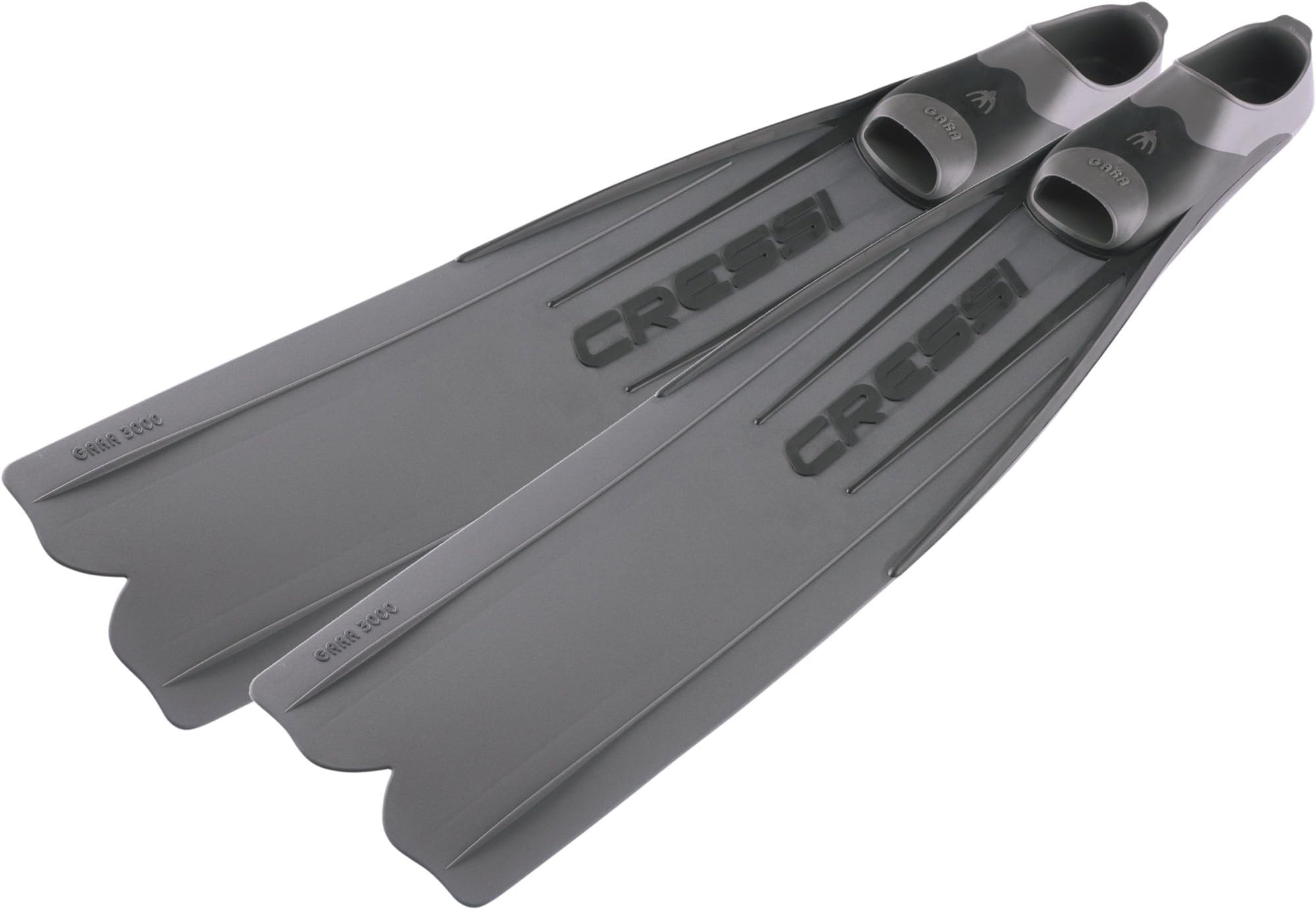 Cressi Gara 3000 LD, 42/43 - Black Plastic Diving Fin