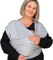 Sling Plus Size Best Sling para Bebê | Carregador Canguru Tipo Camiseta, Ergonômico e Respirável | Recém-Nascido até 20 kg