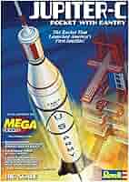 Amazon.com: 1/110 Scale Jupiter-C Rocket w/Gantry Tower